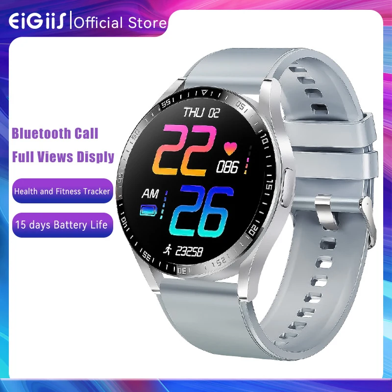 EIGIIS 2022 New Bluetooth Call Smart Watch Men Blood Oxygen Heart Rate Monitor Fitness Tracker Smartwatch Lady For Android IOS
EIGIIS 2022 New Bluetooth Call Smart Watch Men Blood Oxygen Heart Rate Monitor Fitness Tracker Smartwatch Lady For Android IOS