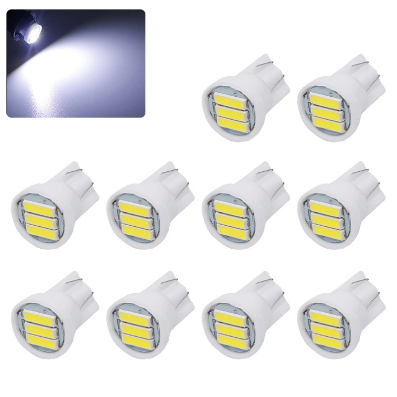 100 шт., высокое качество, T10, супер яркие 7020 SMD W5W 194 501 3 фонари интерьера автомобиля, лампа с клиновидным цоколем
100 шт., высокое качество, T10, супер яркие 7020 SMD W5W 194 501 3 фонари интерьера автомобиля, лампа с клиновидным цоколем