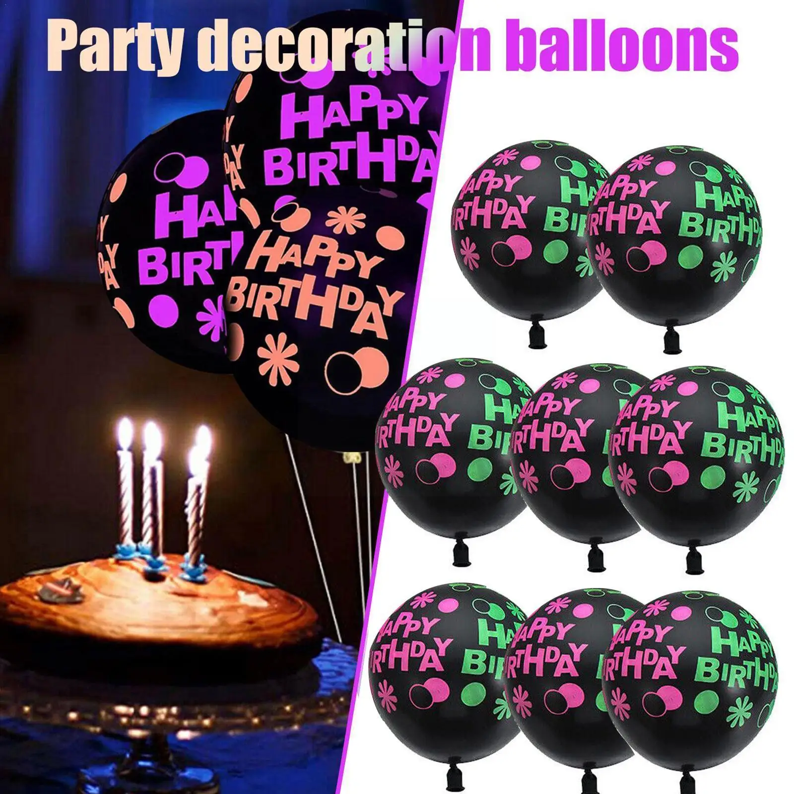 Happy Birthday Latex Balloons Glow In The Dark Uv Glow Neon Luminous Reactive Blacklight Xmas Party Balloons Kids Birthday Z0c0
Happy Birthday Latex Balloons Glow In The Dark Uv Glow Neon Luminous Reactive Blacklight Xmas Party Balloons Kids Birthday Z0c0