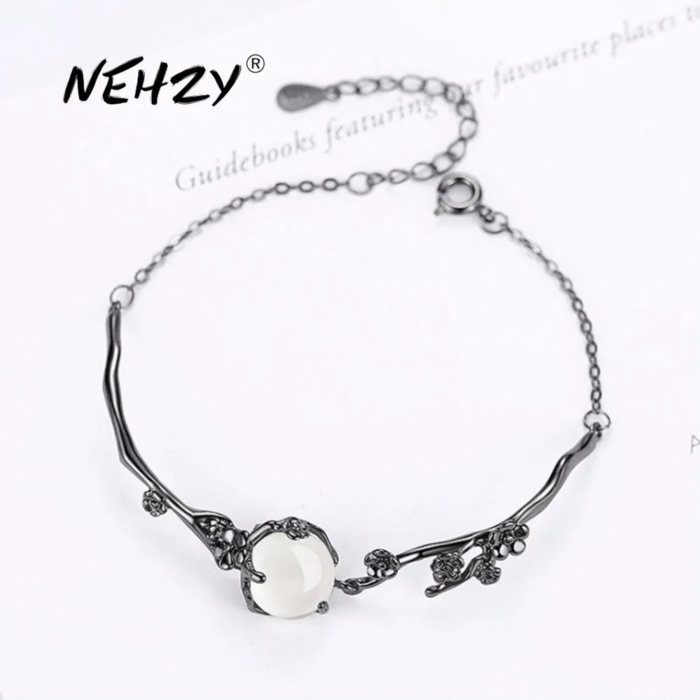 NEHZY Silver plating jewelry bracelet high quality fashion woman retro flower type white jade bracelet length 18CM
NEHZY Silver plating jewelry bracelet high quality fashion woman retro flower type white jade bracelet length 18CM