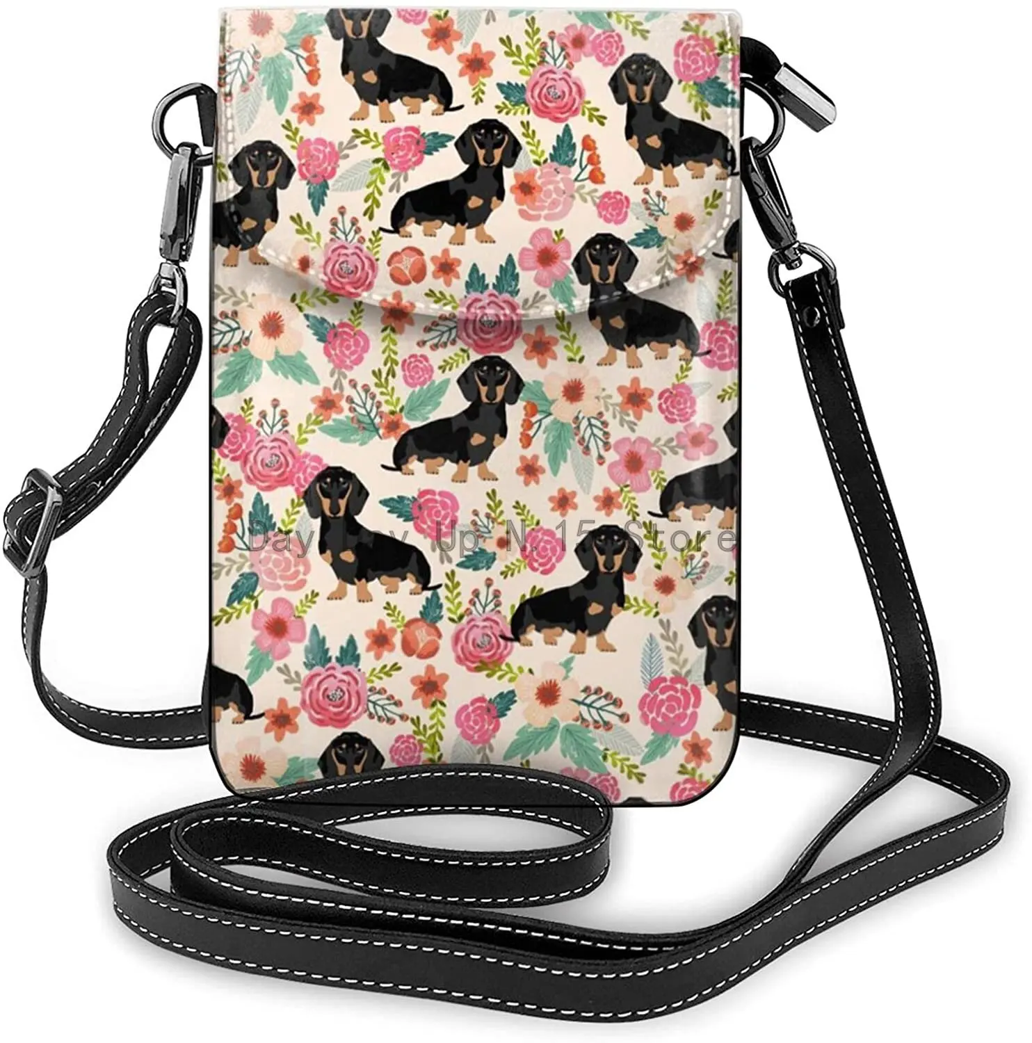 Daschund Dog Flower Pattern Bag Women'S Pu Leather Phone Purse Graphic Cell Phone Purse For Women
Daschund Dog Flower Pattern Bag Women'S Pu Leather Phone Purse Graphic Cell Phone Purse For Women