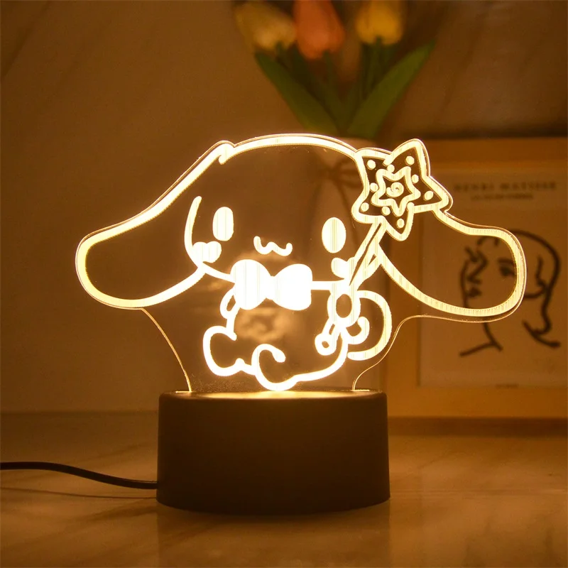 Sanrio Kawaii Cinnamoroll Kuromi Night Light Table Lamp Hello Kitty My Melody Desktop Decor Led Anime Bedroom Bedside Lamp
Sanrio Kawaii Cinnamoroll Kuromi Night Light Table Lamp Hello Kitty My Melody Desktop Decor Led Anime Bedroom Bedside Lamp