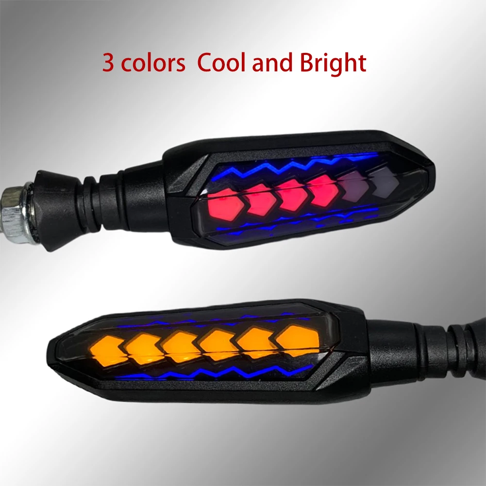Motorcycle LED Flowing Turn Signal Universal 12V Flashing Daytime Running Light Running Water Warning Lamp for Motorbike Scooter
Motorcycle LED Flowing Turn Signal Universal 12V Flashing Daytime Running Light Running Water Warning Lamp for Motorbike Scooter