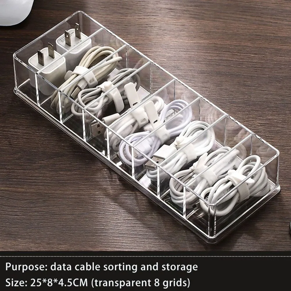 Transparent Dustproof Storage Cable Management Box Hub Organizer Box Desktop Data Cable Mobile Phone Charging Cable Cord Buckle
Transparent Dustproof Storage Cable Management Box Hub Organizer Box Desktop Data Cable Mobile Phone Charging Cable Cord Buckle