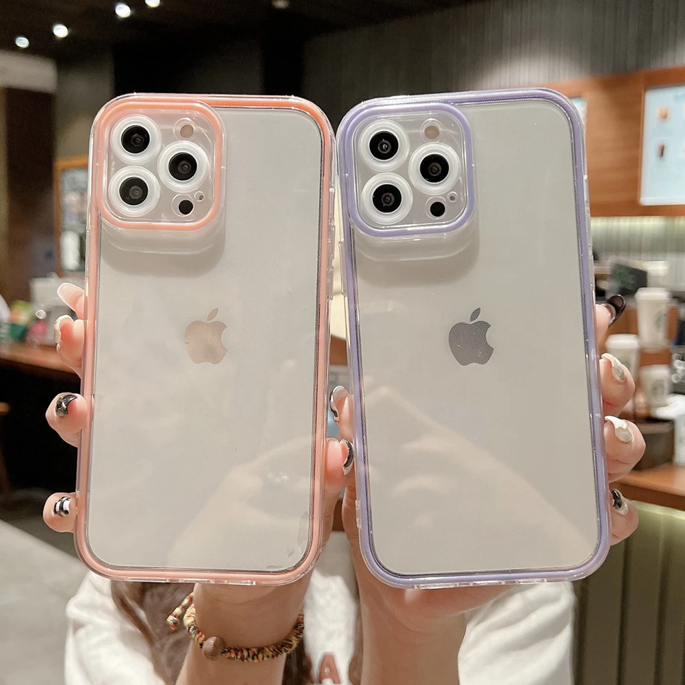 Dual Layer Camera Protection Macaron Color Case For iPhone 12 11 13 Pro XR X Xs Max iPhone11 Shockproof Clear Soft Back Cover
Dual Layer Camera Protection Macaron Color Case For iPhone 12 11 13 Pro XR X Xs Max iPhone11 Shockproof Clear Soft Back Cover