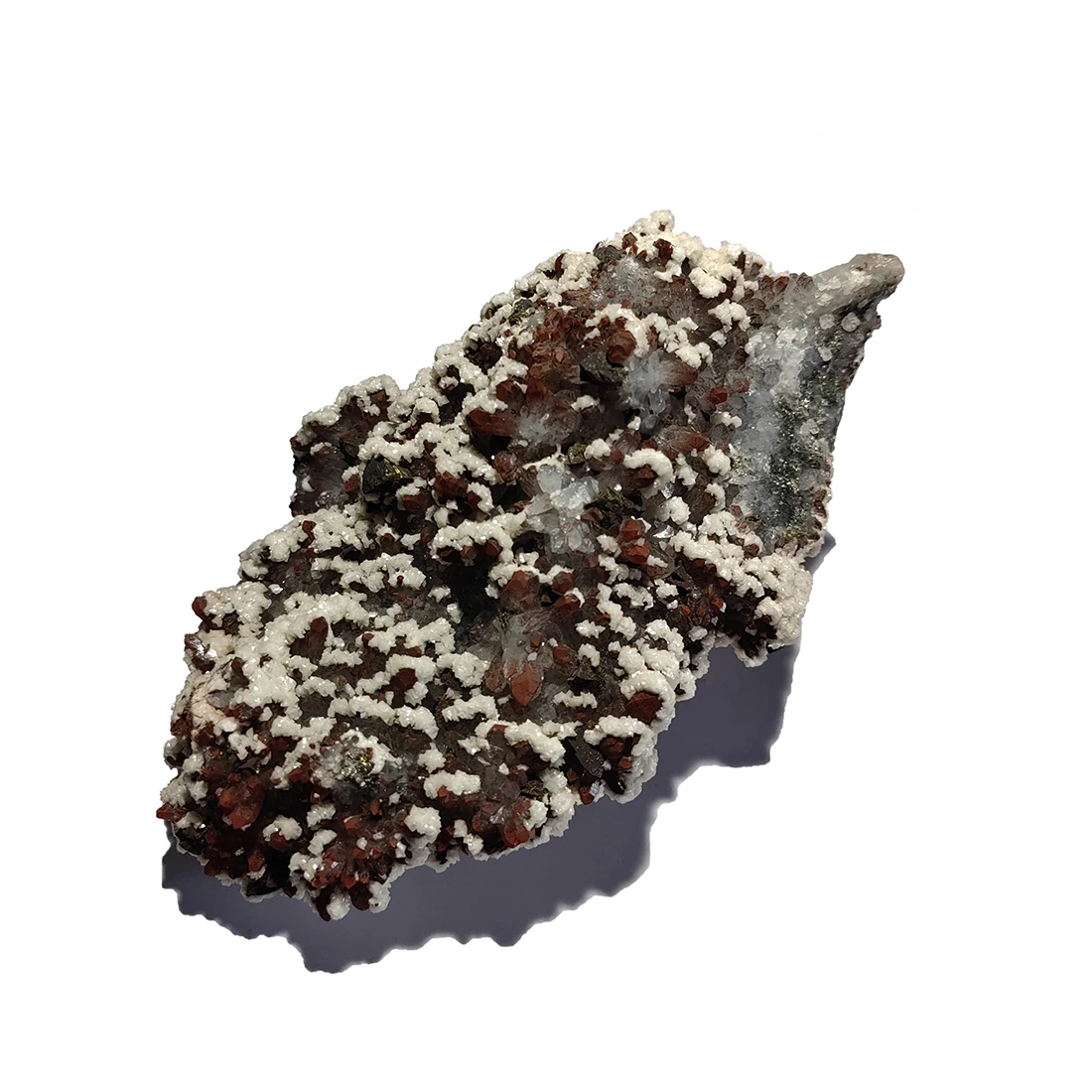 B3-1B Natural Red QuartzCluster Dolomite Chalcopyrite Mineral Crystal Specimen From Jiangxi Province China
B3-1B Natural Red QuartzCluster Dolomite Chalcopyrite Mineral Crystal Specimen From Jiangxi Province China