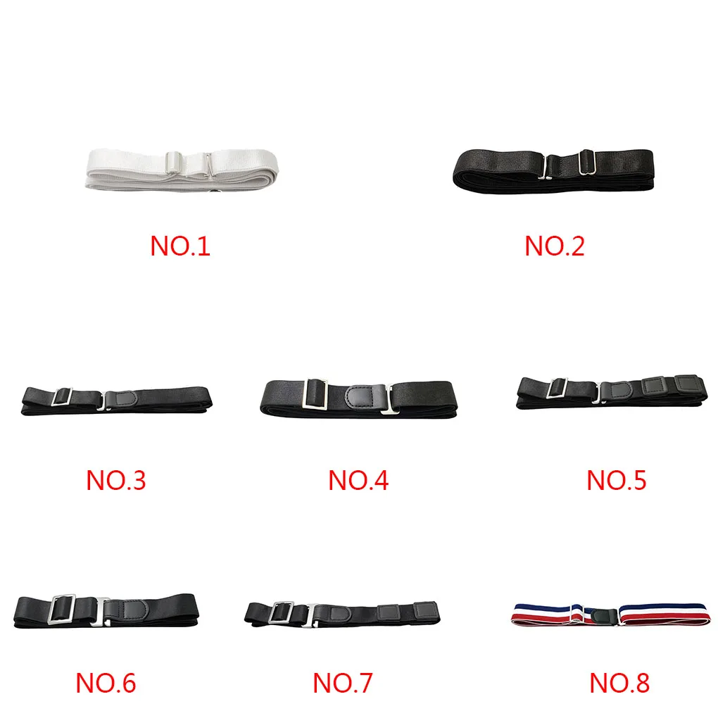 Shirt Stay Belt Universal Adjustable Elastic Anti-wrinkle Strap Solid Color Non-slip Locking Belts Tucking Tool Black1
Shirt Stay Belt Universal Adjustable Elastic Anti-wrinkle Strap Solid Color Non-slip Locking Belts Tucking Tool Black1