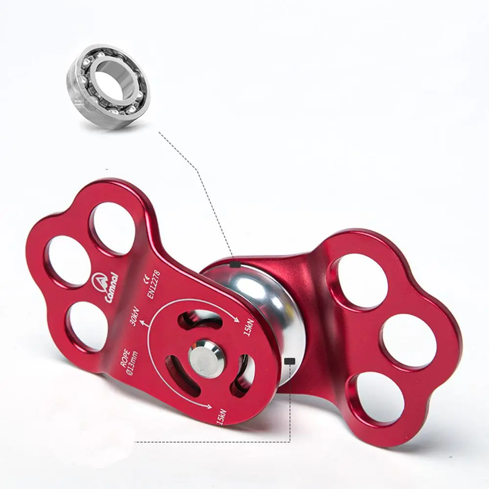 High Altitud Traverse High Quality Single Sheave Pulley Outdoor Survival Tool Fixed Sideplate three-hole single pulley
High Altitud Traverse High Quality Single Sheave Pulley Outdoor Survival Tool Fixed Sideplate three-hole single pulley