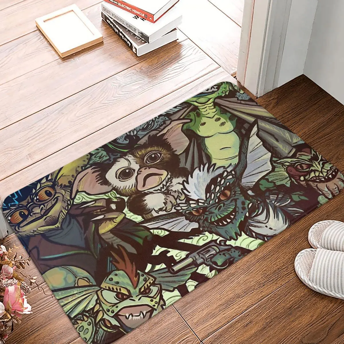 Gremlins Mogwai Gizmo Film Anti-Slip Doormat Bath Mat Creepy Little Green Monsters Balcony Carpet Welcome Rug Home Decor
Gremlins Mogwai Gizmo Film Anti-Slip Doormat Bath Mat Creepy Little Green Monsters Balcony Carpet Welcome Rug Home Decor