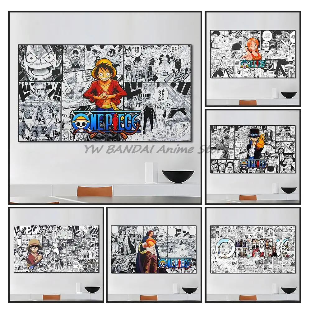 Japanese Anime one piece Canvas paintings Prints luffy Zoro ace anime figure Cool poster Pictures room decor Cuadros Para Salon
Japanese Anime one piece Canvas paintings Prints luffy Zoro ace anime figure Cool poster Pictures room decor Cuadros Para Salon