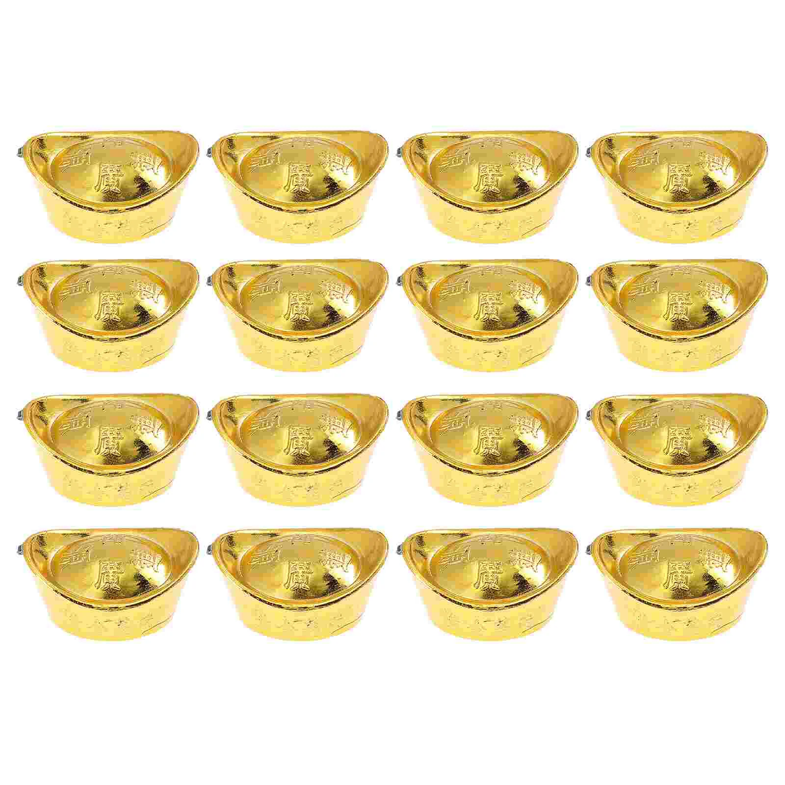Ingot Gold Chinese Yuan Bao Wealth Golden Statue Ingots Decor Ornament Decorative Year New Bar Lucky Money Prosperity Figurine
Ingot Gold Chinese Yuan Bao Wealth Golden Statue Ingots Decor Ornament Decorative Year New Bar Lucky Money Prosperity Figurine