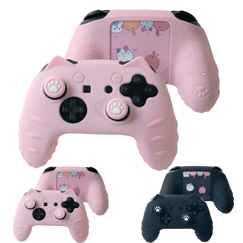 Cat Paw Love Pink Silicone Soft Shell Sticker Skin For Nintendo Switch Pro NS Game Controller Case Thumb Stick Grip Cap Cover
Cat Paw Love Pink Silicone Soft Shell Sticker Skin For Nintendo Switch Pro NS Game Controller Case Thumb Stick Grip Cap Cover