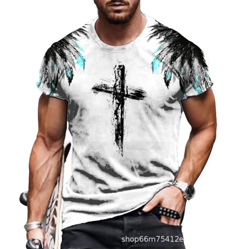 2021 summer men's T-shirt round neck personality short-sleeved t-shirt 3D digital printing TShort customization
2021 summer men's T-shirt round neck personality short-sleeved t-shirt 3D digital printing TShort customization