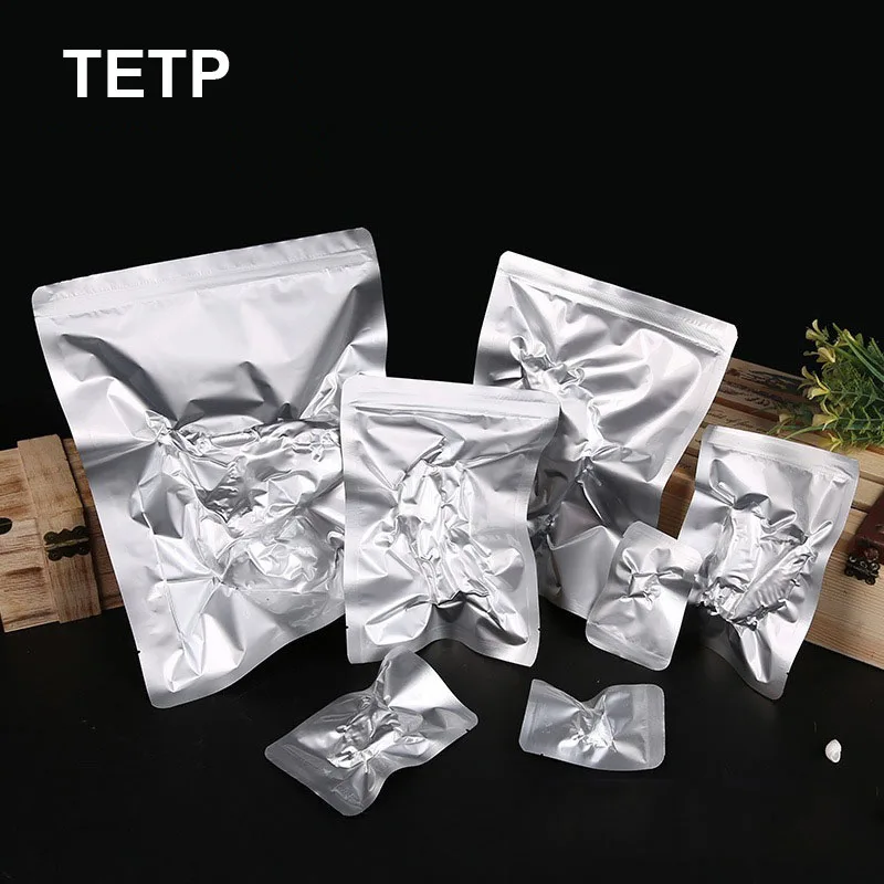 TETP 100pcs Silver Aluminum Foil Bags For Home Kitchen Food Fruits Vegetables Vacuum Freezer Sealing Packaging Storage Organizer
TETP 100pcs Silver Aluminum Foil Bags For Home Kitchen Food Fruits Vegetables Vacuum Freezer Sealing Packaging Storage Organizer