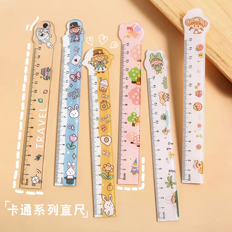 10 Pcs Plastic Cute Cartoon 15cm Ruler Stationery Funny Drawing Office School Measuring Drawing Student Creative School Supply
10 Pcs Plastic Cute Cartoon 15cm Ruler Stationery Funny Drawing Office School Measuring Drawing Student Creative School Supply