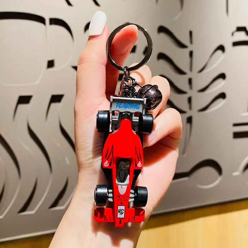Cartoon Alloy Racing Car Model Keychain Boys and Girls Schoolbag Pendant Key Chain Ring Couple Keyring Small Gift for Kids
Cartoon Alloy Racing Car Model Keychain Boys and Girls Schoolbag Pendant Key Chain Ring Couple Keyring Small Gift for Kids