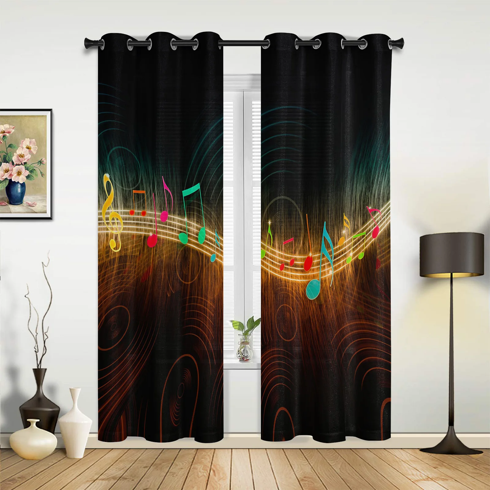 Music Symbol Jazz Rhythm Rhythm Curtains for Bedroom Living Room Drapes Kitchen Children's Room Window Curtain Modern Home Decor
Music Symbol Jazz Rhythm Rhythm Curtains for Bedroom Living Room Drapes Kitchen Children's Room Window Curtain Modern Home Decor