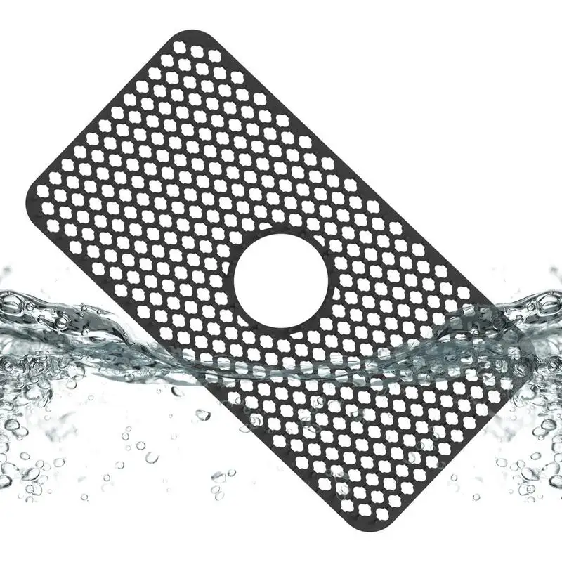 Silicone Sink Protector Non-slip Sink Drain Grates Reusable Kitchen Sink Mat Grid With Central Drain Kitchen Accessories
Silicone Sink Protector Non-slip Sink Drain Grates Reusable Kitchen Sink Mat Grid With Central Drain Kitchen Accessories
