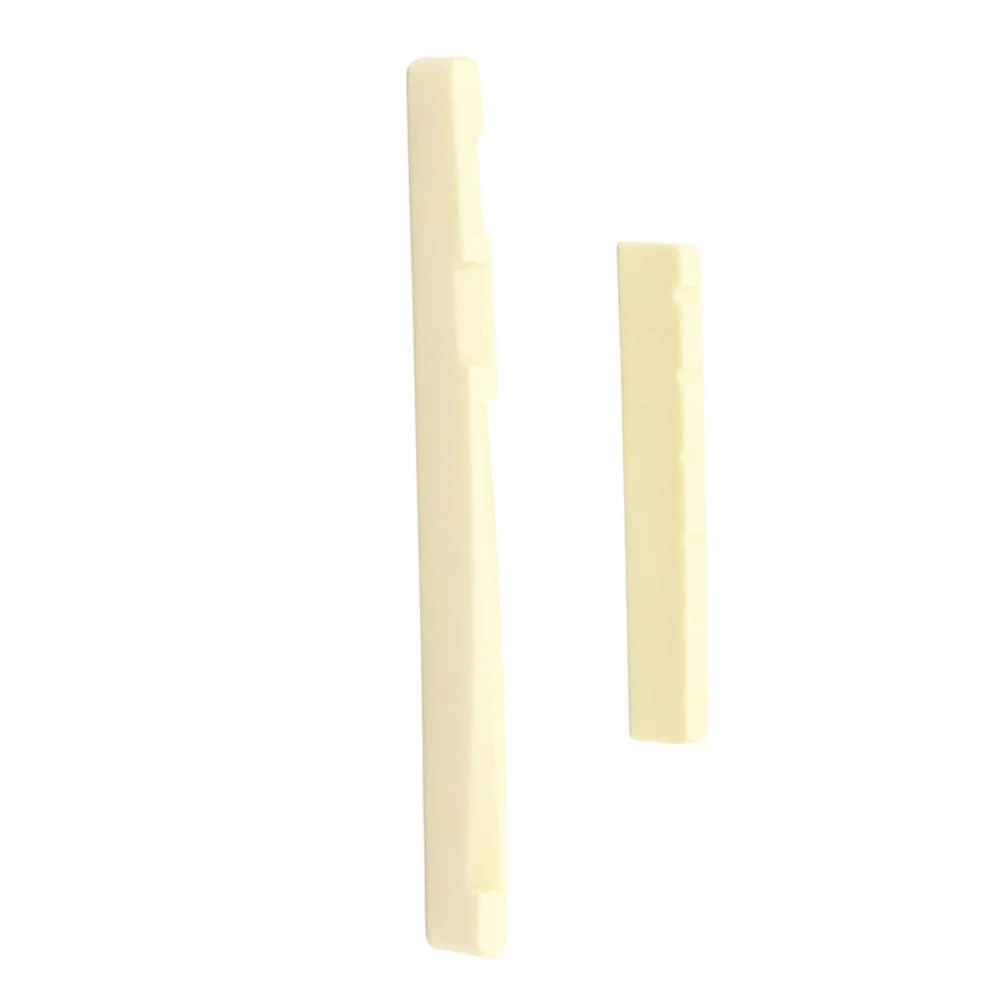 2pcs Guitar Bone Saddle and Nut Bridge Instrument Musical Acoustic Guitar Classical Bone Nut Saddle Replacement
2pcs Guitar Bone Saddle and Nut Bridge Instrument Musical Acoustic Guitar Classical Bone Nut Saddle Replacement