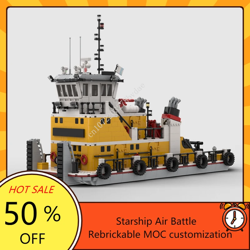 2454PCS MOC City Port Modular Custom Pusher Barge Model Building Blocks Technology Bricks Creative Assembly Toys Holiday Gifts
2454PCS MOC City Port Modular Custom Pusher Barge Model Building Blocks Technology Bricks Creative Assembly Toys Holiday Gifts