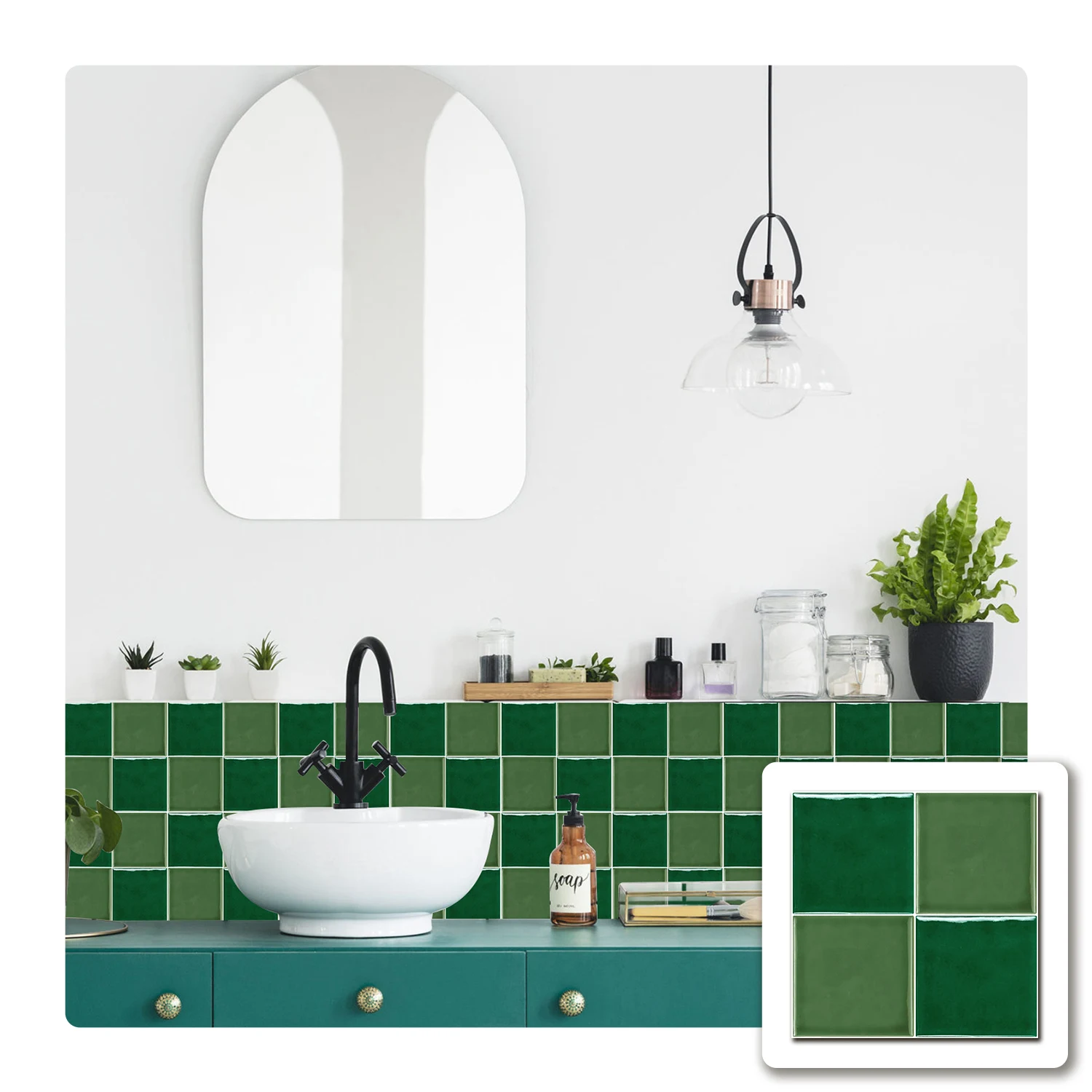 Glossy Provence Brick Vinyl Sticker Peel and Stick, Self-Adhesive Wall Tile Transfers Backsplash Sticker Decal for Kitchen Bathr
Glossy Provence Brick Vinyl Sticker Peel and Stick, Self-Adhesive Wall Tile Transfers Backsplash Sticker Decal for Kitchen Bathr