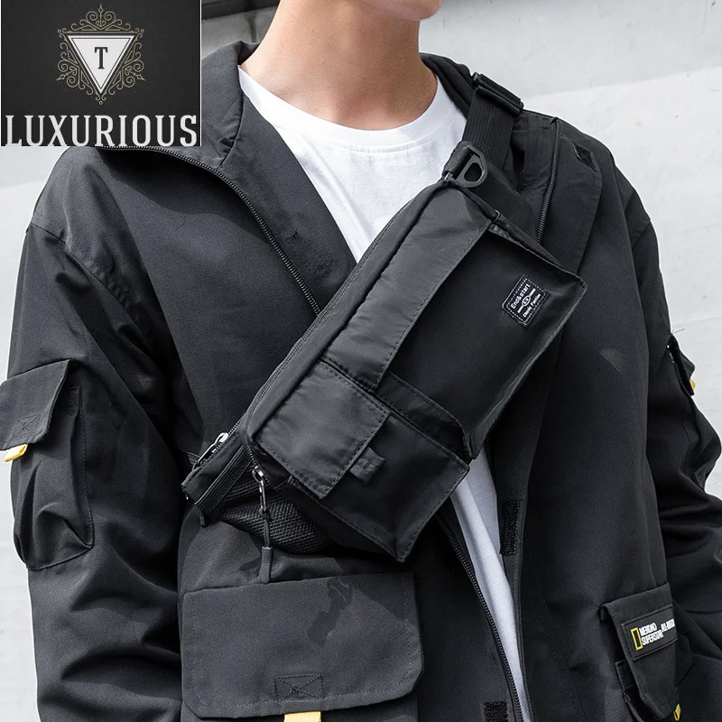 Fashion Men's Packs High Quality Nylon Chest Pack Casual Travel Unisex Storage Crossbody Bags Multiple Pockets Waist Bag
Fashion Men's Packs High Quality Nylon Chest Pack Casual Travel Unisex Storage Crossbody Bags Multiple Pockets Waist Bag