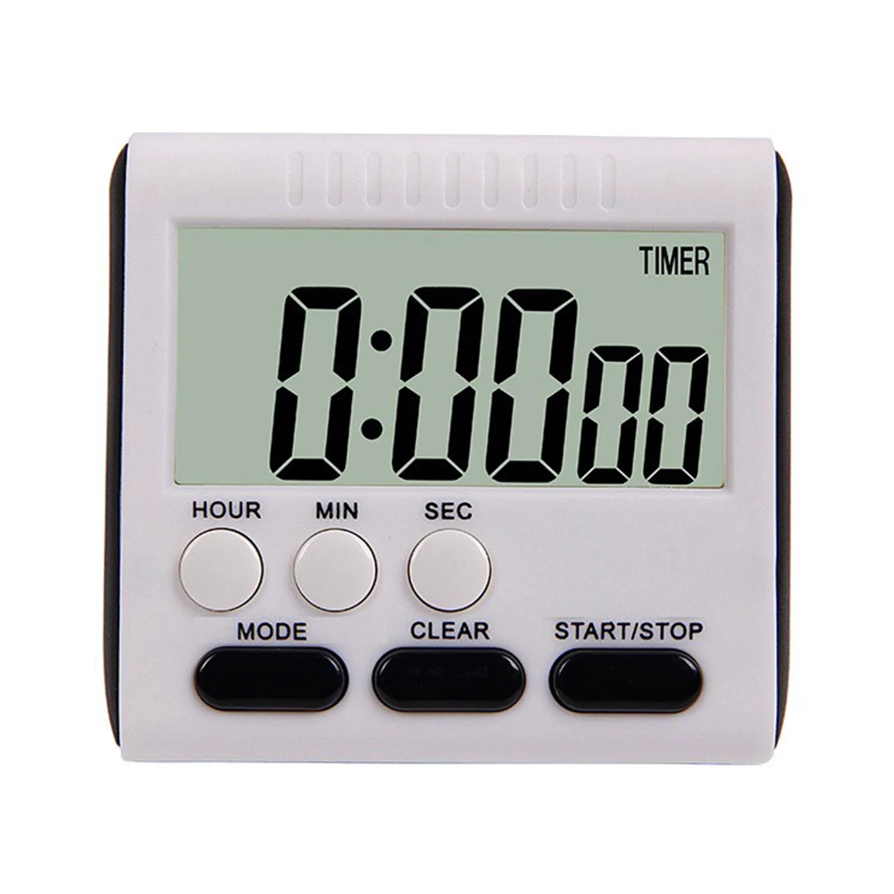Kitchen Timer Minute Second Timer LED Digital Screen Alarm Clock Cooking Count Up Countdown Stopwatch Sport Accessories
Kitchen Timer Minute Second Timer LED Digital Screen Alarm Clock Cooking Count Up Countdown Stopwatch Sport Accessories