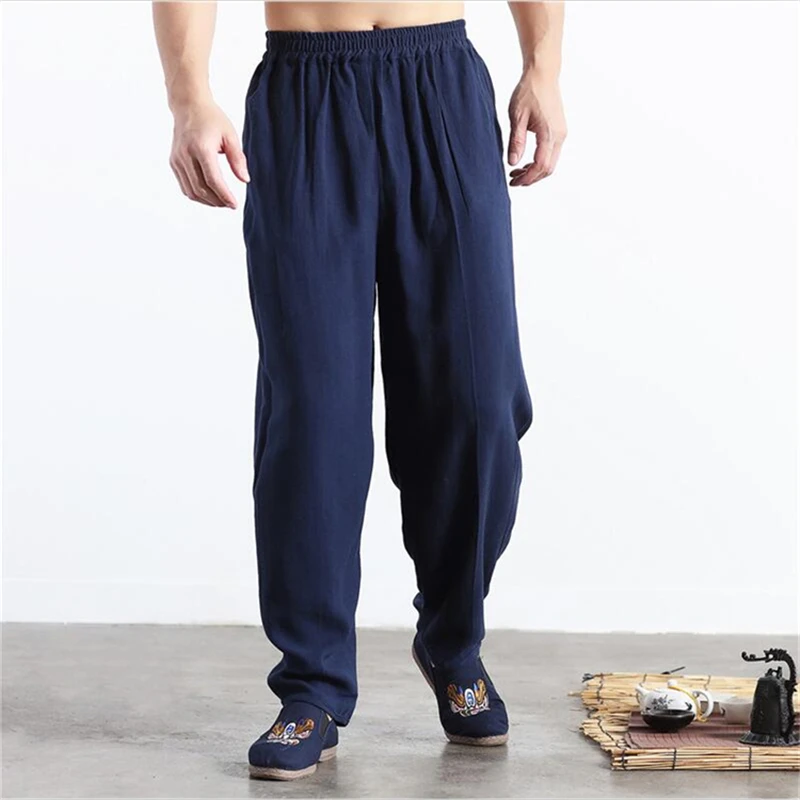 Men's Loose Lantern Pants 2023 Spring Autumn New style Men Cotton Linen Long Pantalon Joggers Men Trousers Pus Size M-5XL 6XL
Men's Loose Lantern Pants 2023 Spring Autumn New style Men Cotton Linen Long Pantalon Joggers Men Trousers Pus Size M-5XL 6XL