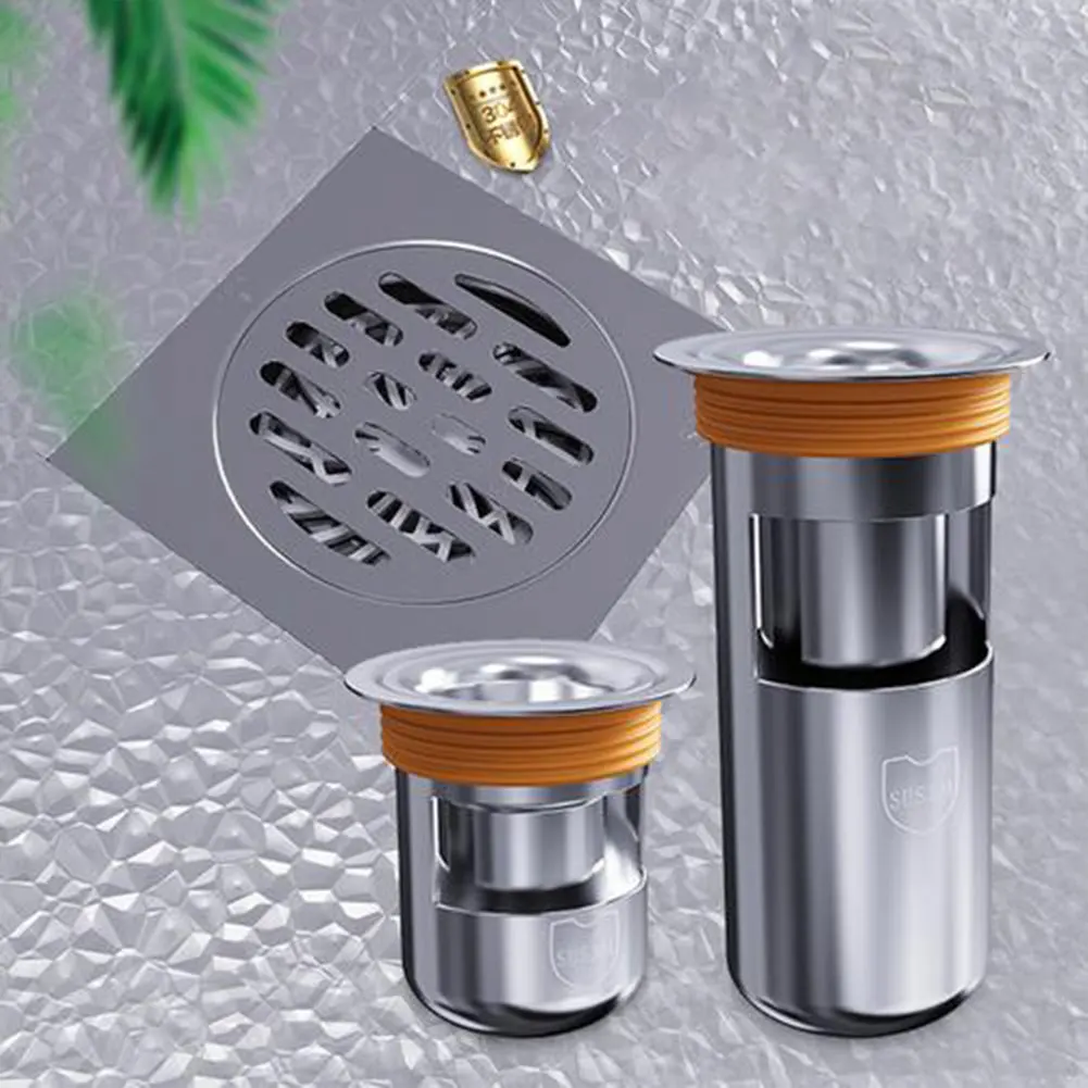Bathroom Floor Drain Stainless Steel Deodorant Floor Drain Rust-Resistant Anti-Odor Drain For Bathroom Toilet Sewer Drain
Bathroom Floor Drain Stainless Steel Deodorant Floor Drain Rust-Resistant Anti-Odor Drain For Bathroom Toilet Sewer Drain