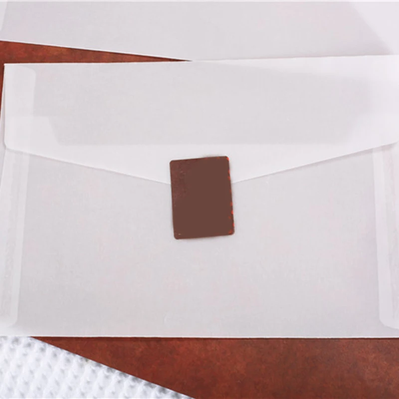 50Pcs Translucent Blank White Parchment Paper Envelope Postcards Invitations Cover Envelopes
50Pcs Translucent Blank White Parchment Paper Envelope Postcards Invitations Cover Envelopes