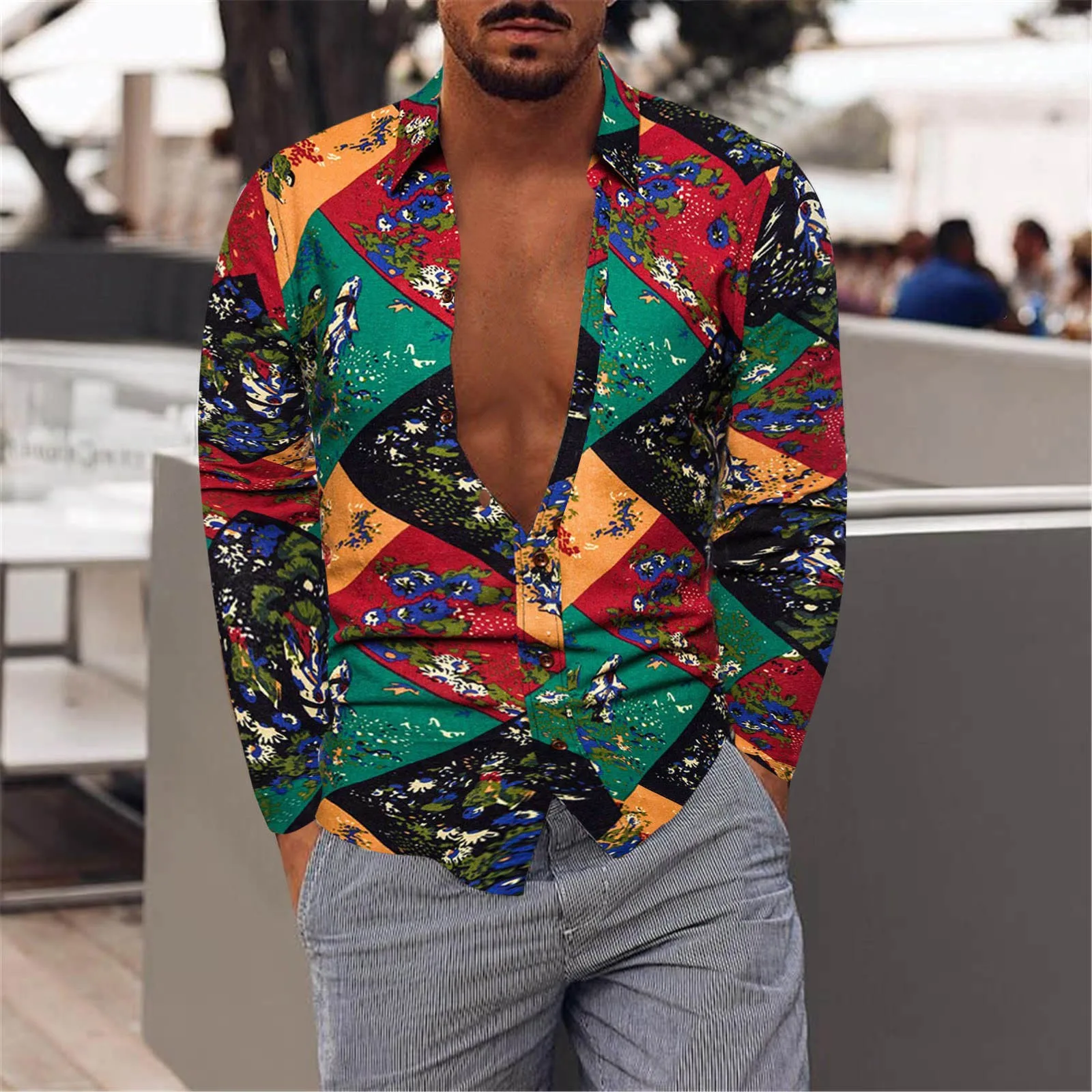 's Casual Linen And Size Lapel Shirt Fashion Cotton Long-Sleeved Men Shirts Overshirt Retro Baggy Beach
's Casual Linen And Size Lapel Shirt Fashion Cotton Long-Sleeved Men Shirts Overshirt Retro Baggy Beach