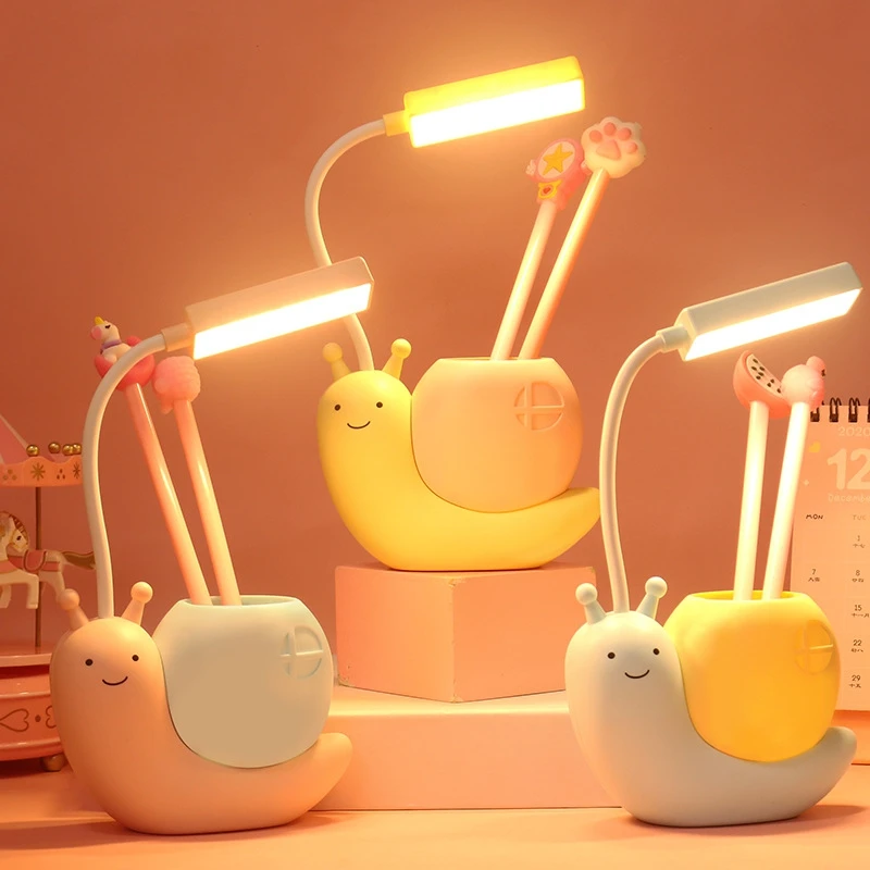 Cartoon Creative Snail Learning Desk Lamp Led Charging Eye Protection Table Lamp Kindergarten Children's Table Lamp Small Gift
Cartoon Creative Snail Learning Desk Lamp Led Charging Eye Protection Table Lamp Kindergarten Children's Table Lamp Small Gift