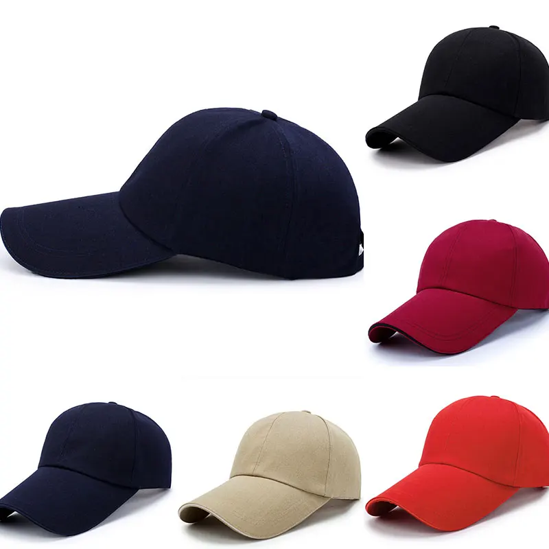 

Hot Sports Cap Mens Outdoor Hat For Fish Fashion Solid Baseball Cap Long Visor Brim Shade Snapback Sun Hat Bone Gorras Casquette