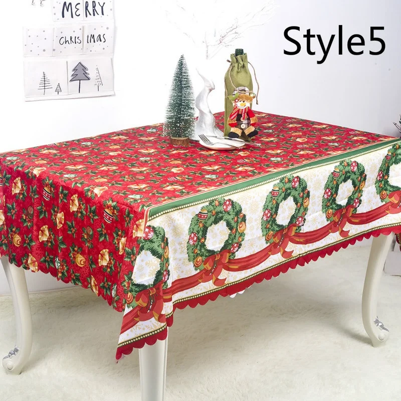 Christmas Tablecloth Kitchen Dining Table Decorations Rectangular Table Covers For New Year Home Christmas Decorations
Christmas Tablecloth Kitchen Dining Table Decorations Rectangular Table Covers For New Year Home Christmas Decorations
