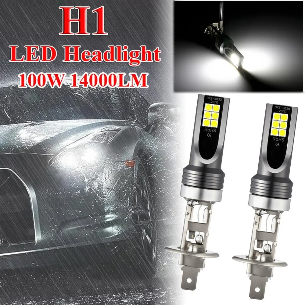 H1 LED Fog Light Headlight Kits 100W 14000LM High Power Bulbs 6000K White Lamps Drop Shipping
H1 LED Fog Light Headlight Kits 100W 14000LM High Power Bulbs 6000K White Lamps Drop Shipping