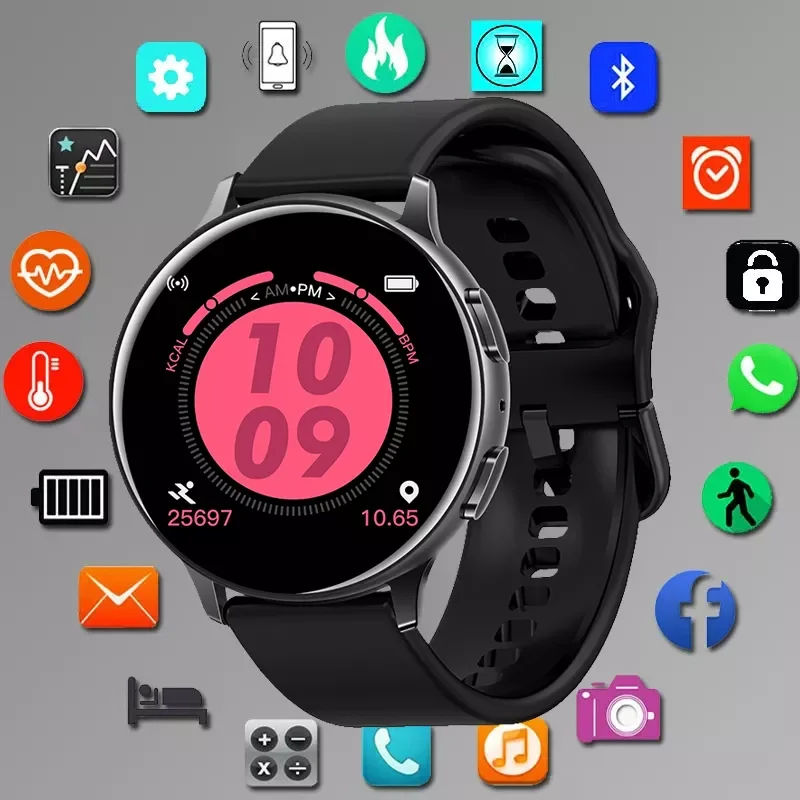 IP68 Waterproof Smartwatch Men's and Women's Blood Pressure Monitor Trackers Bluetooth Call Sport Round Smart Watch Ste
IP68 Waterproof Smartwatch Men's and Women's Blood Pressure Monitor Trackers Bluetooth Call Sport Round Smart Watch Ste