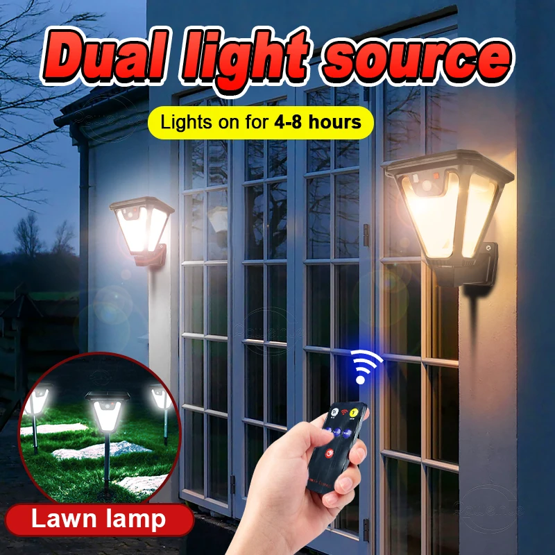 Rechargeable Led Solar Light Solar Powerful Lamp Smart Sensor Garden Decoration Remote Control Built-in 18650 Waterproof
Rechargeable Led Solar Light Solar Powerful Lamp Smart Sensor Garden Decoration Remote Control Built-in 18650 Waterproof