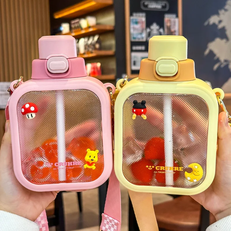 Cube Sugar Plastic Water Cup Girls Portable Straw Cup Ins Children Students Can Cross Sports Kettle Cute Water Bottle
Cube Sugar Plastic Water Cup Girls Portable Straw Cup Ins Children Students Can Cross Sports Kettle Cute Water Bottle