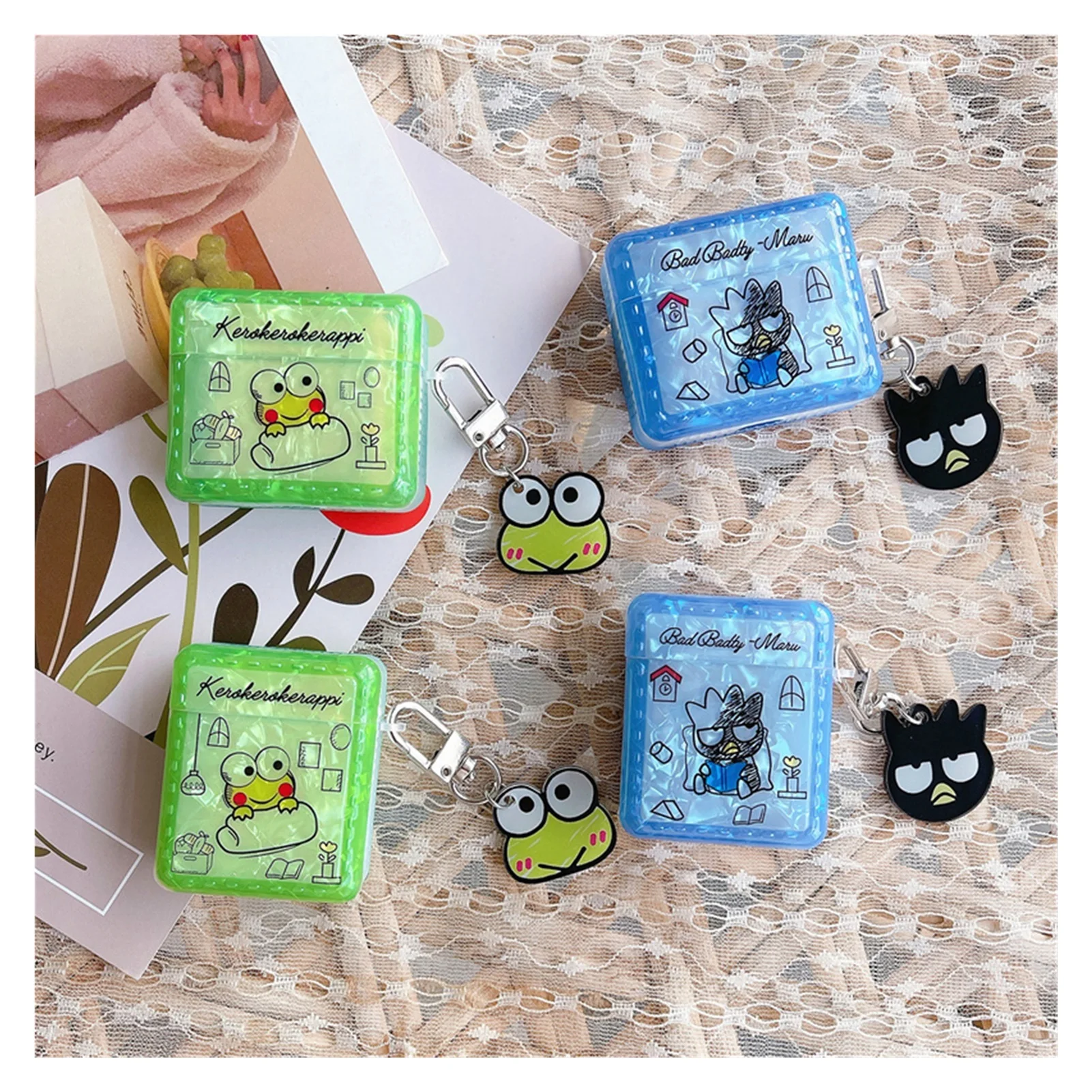 NEW Cartoon Cute Frog Penguin Shell Pattern Soft Earphone Case For Airpods 1 2 Pro Lovely Pendant Headphone Cover For Airpods 3
NEW Cartoon Cute Frog Penguin Shell Pattern Soft Earphone Case For Airpods 1 2 Pro Lovely Pendant Headphone Cover For Airpods 3