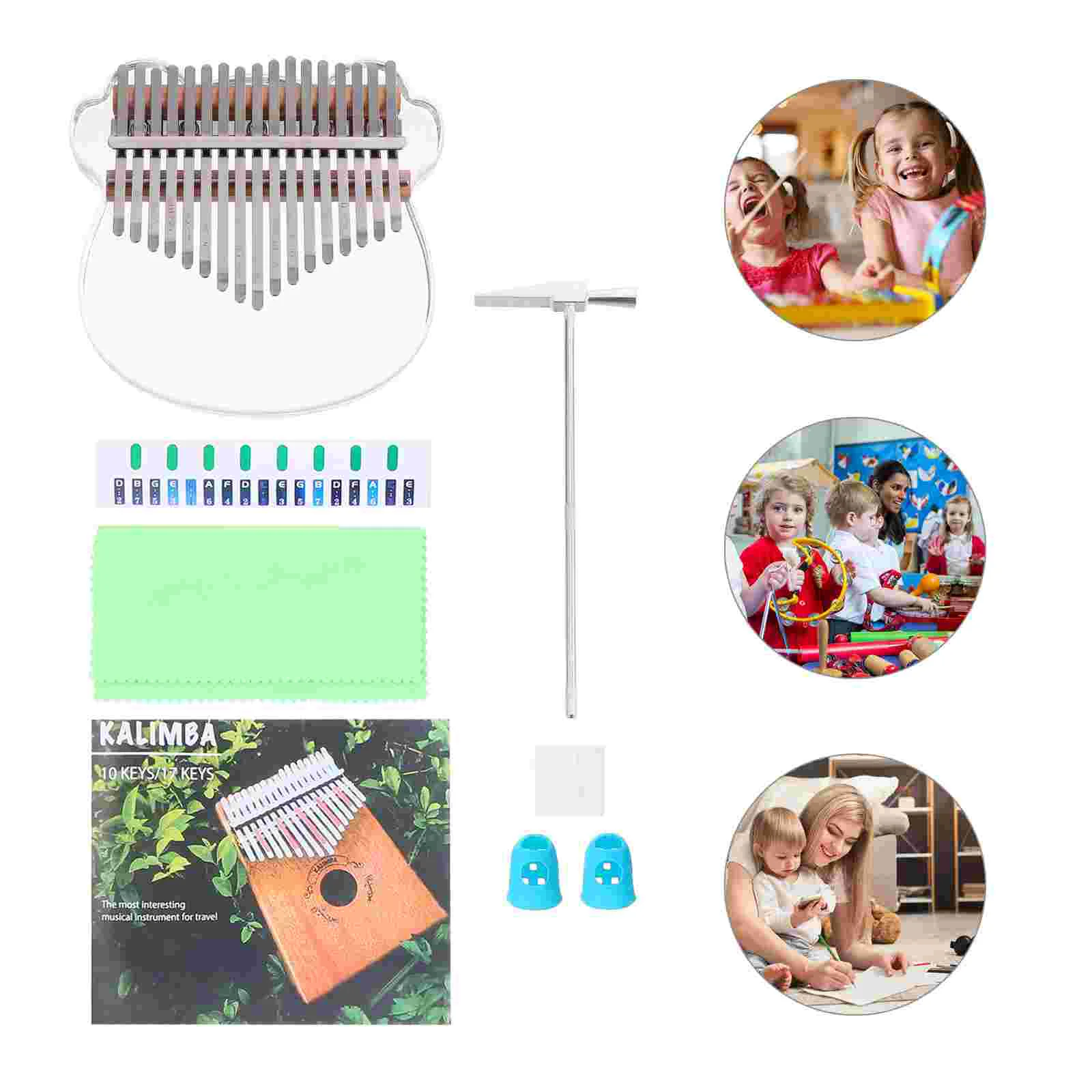 Piano Kalimba Finger Thumb Kids Keys Instrument Tuning Hammer Key Beginners African
Piano Kalimba Finger Thumb Kids Keys Instrument Tuning Hammer Key Beginners African
