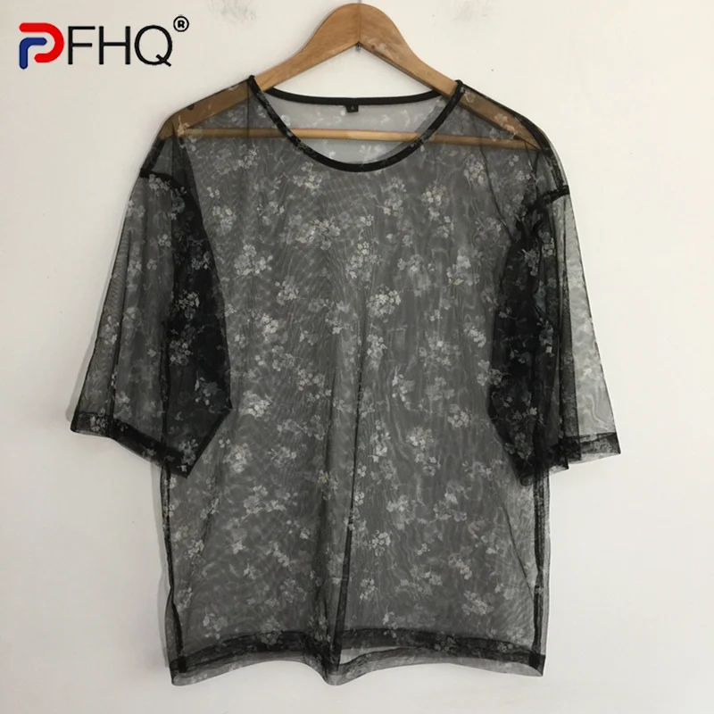 PFHQ Personality Transparent See-through Short Sleeve Tops High Quality Thin 2023 Summer Men's T-shirt Trendy Sexy New 21F1925
PFHQ Personality Transparent See-through Short Sleeve Tops High Quality Thin 2023 Summer Men's T-shirt Trendy Sexy New 21F1925