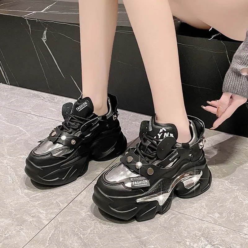 Women's Chunky Sneakers Thick Bottom Platform Vulcanize Shoes Fashion Breathable Ladies Luxury Casual Shoes Womans Footwear
Women's Chunky Sneakers Thick Bottom Platform Vulcanize Shoes Fashion Breathable Ladies Luxury Casual Shoes Womans Footwear