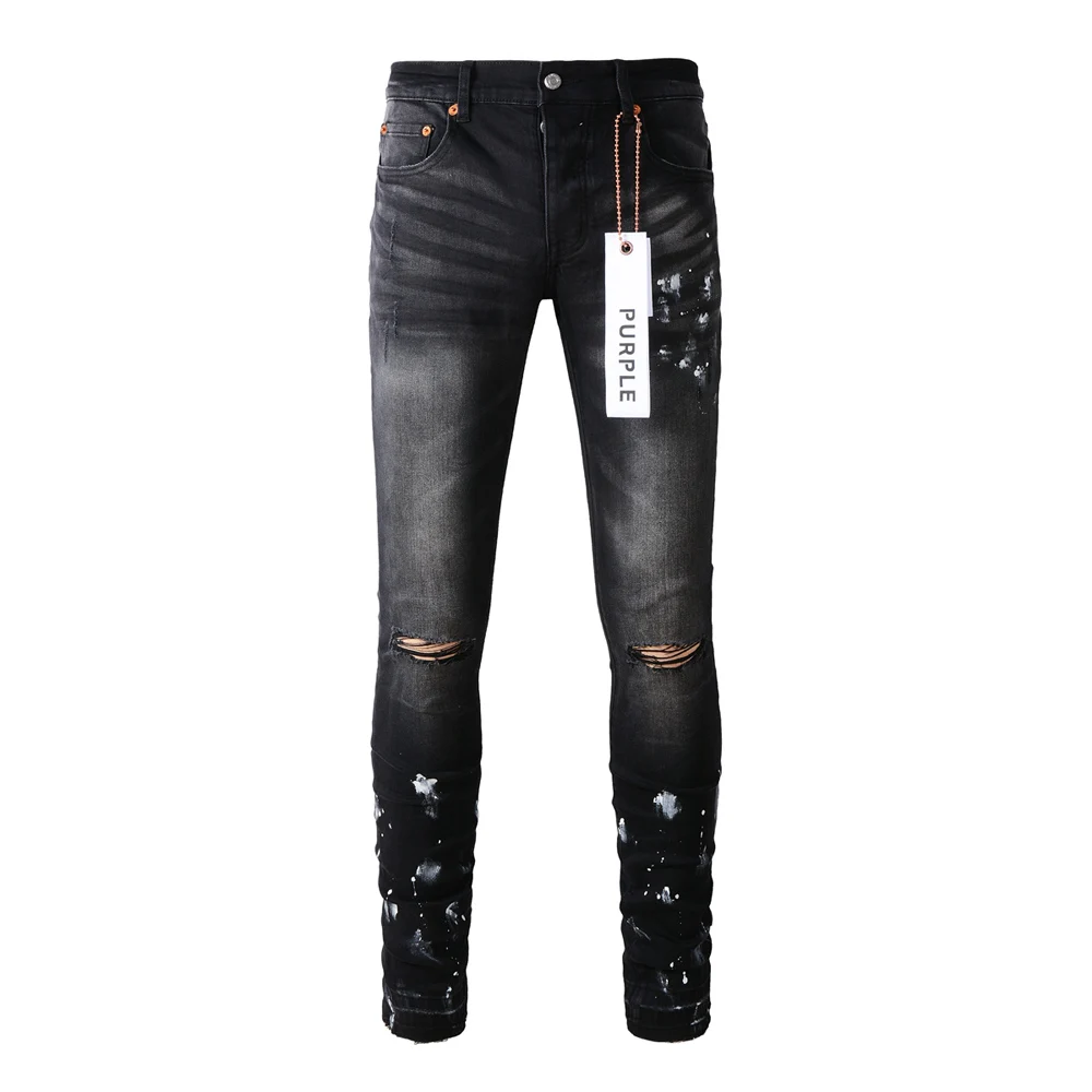 Purple Brand Patch Men's High Street Slim Fit Washed Destroyed Hole Black Hip Hop Denim Jeans Long Pants
Purple Brand Patch Men's High Street Slim Fit Washed Destroyed Hole Black Hip Hop Denim Jeans Long Pants