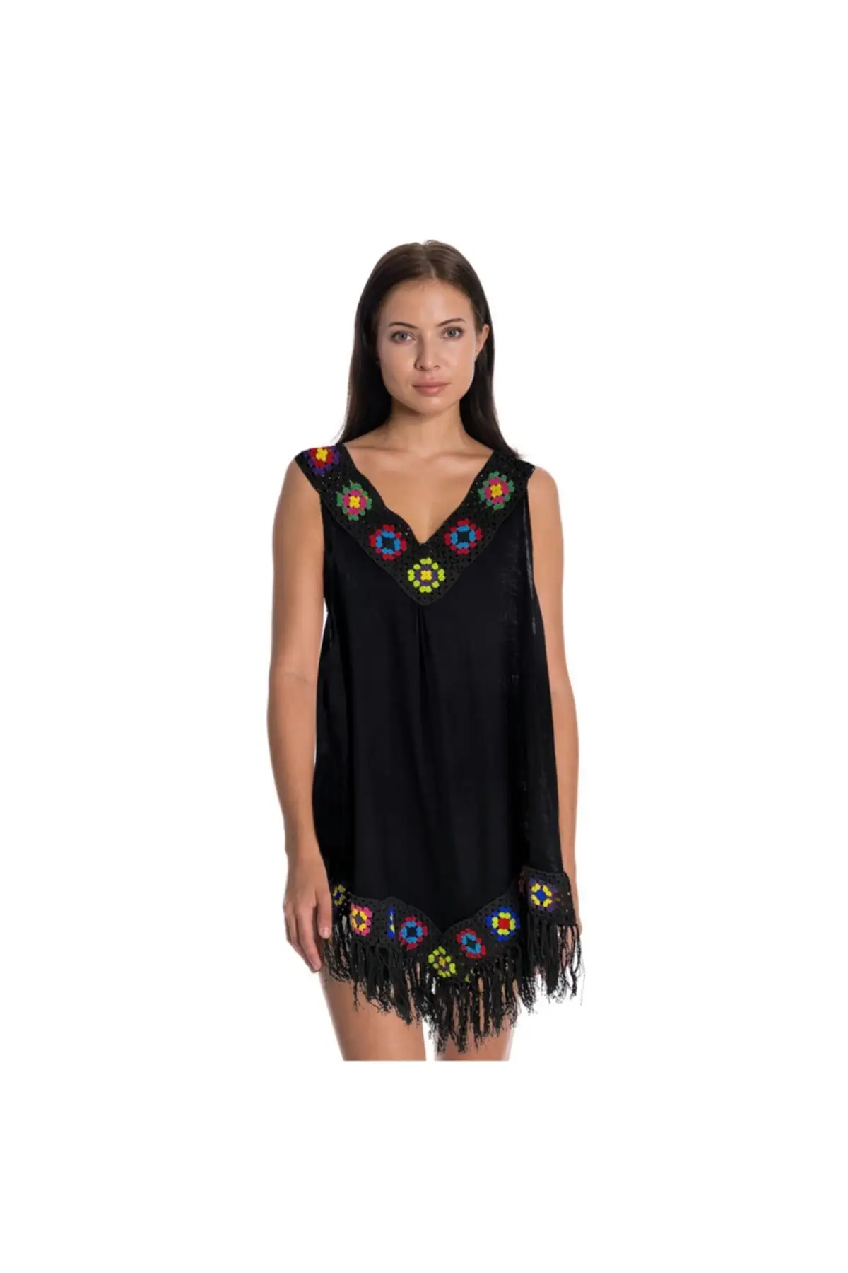 Women's Pareo Lace Collar Hand embroidery Beach Dress Swimwear Cover Up Dress Sexy Tunic Suit Beachwear
Women's Pareo Lace Collar Hand embroidery Beach Dress Swimwear Cover Up Dress Sexy Tunic Suit Beachwear