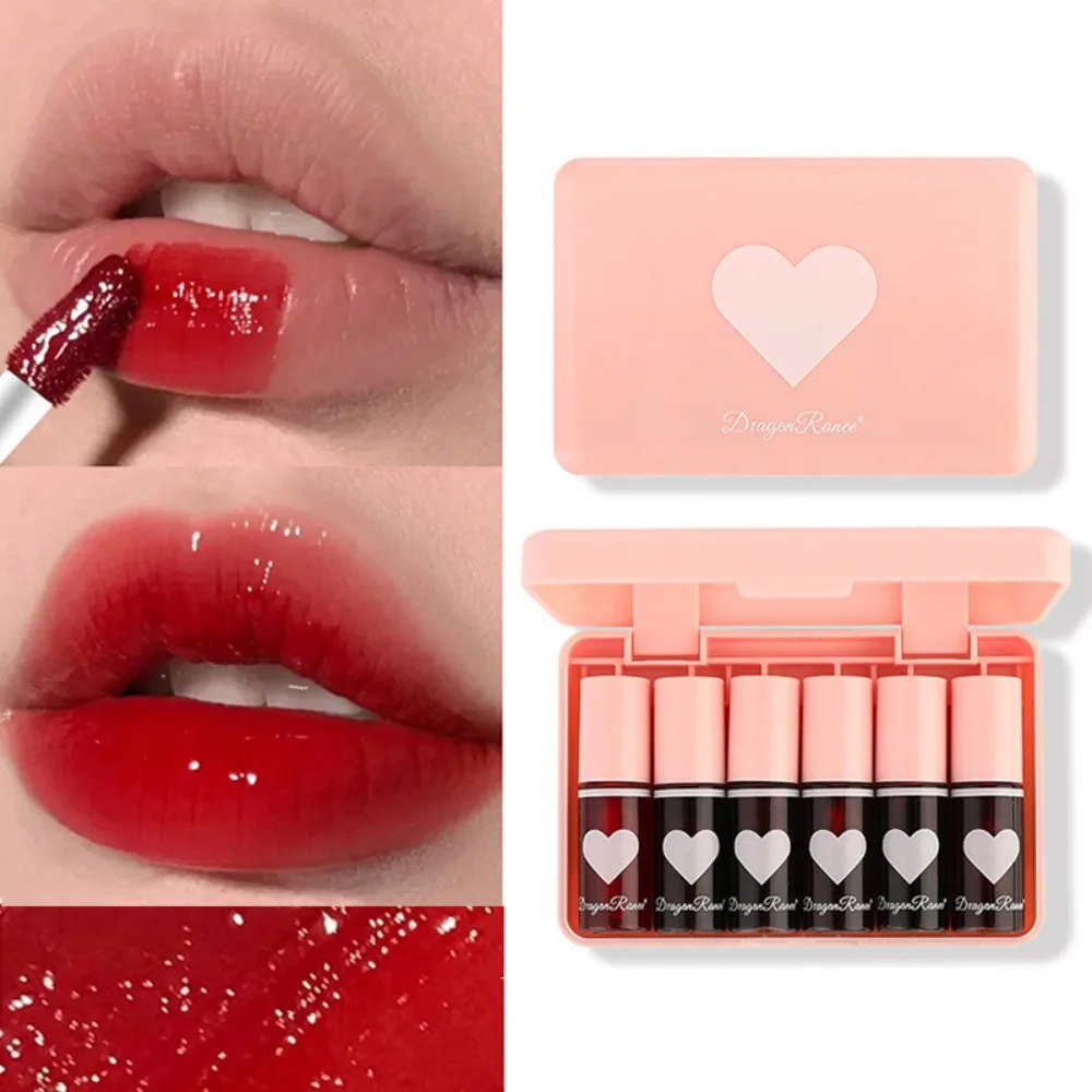 6 Pieces/Set Makeup Women Beauty Waterproof Lip Care Love Heart Lipstick Matte Lip Gloss
6 Pieces/Set Makeup Women Beauty Waterproof Lip Care Love Heart Lipstick Matte Lip Gloss