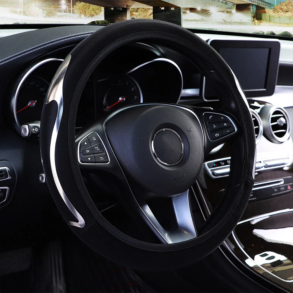 Upgrade Your Car's Interior with a Fashionable and Comfortable Car Steering Wheel Cover Anti Slip and Breathable 37 38CM
Upgrade Your Car's Interior with a Fashionable and Comfortable Car Steering Wheel Cover Anti Slip and Breathable 37 38CM