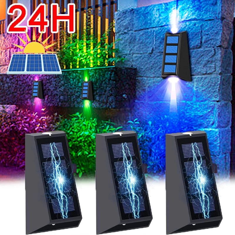 Decoration Solar Garden Lights RGB Color Changing Waterproof Wall Lamp LED Outdoor Gift Solar Lighting For Walkway Fence Stairs
Decoration Solar Garden Lights RGB Color Changing Waterproof Wall Lamp LED Outdoor Gift Solar Lighting For Walkway Fence Stairs