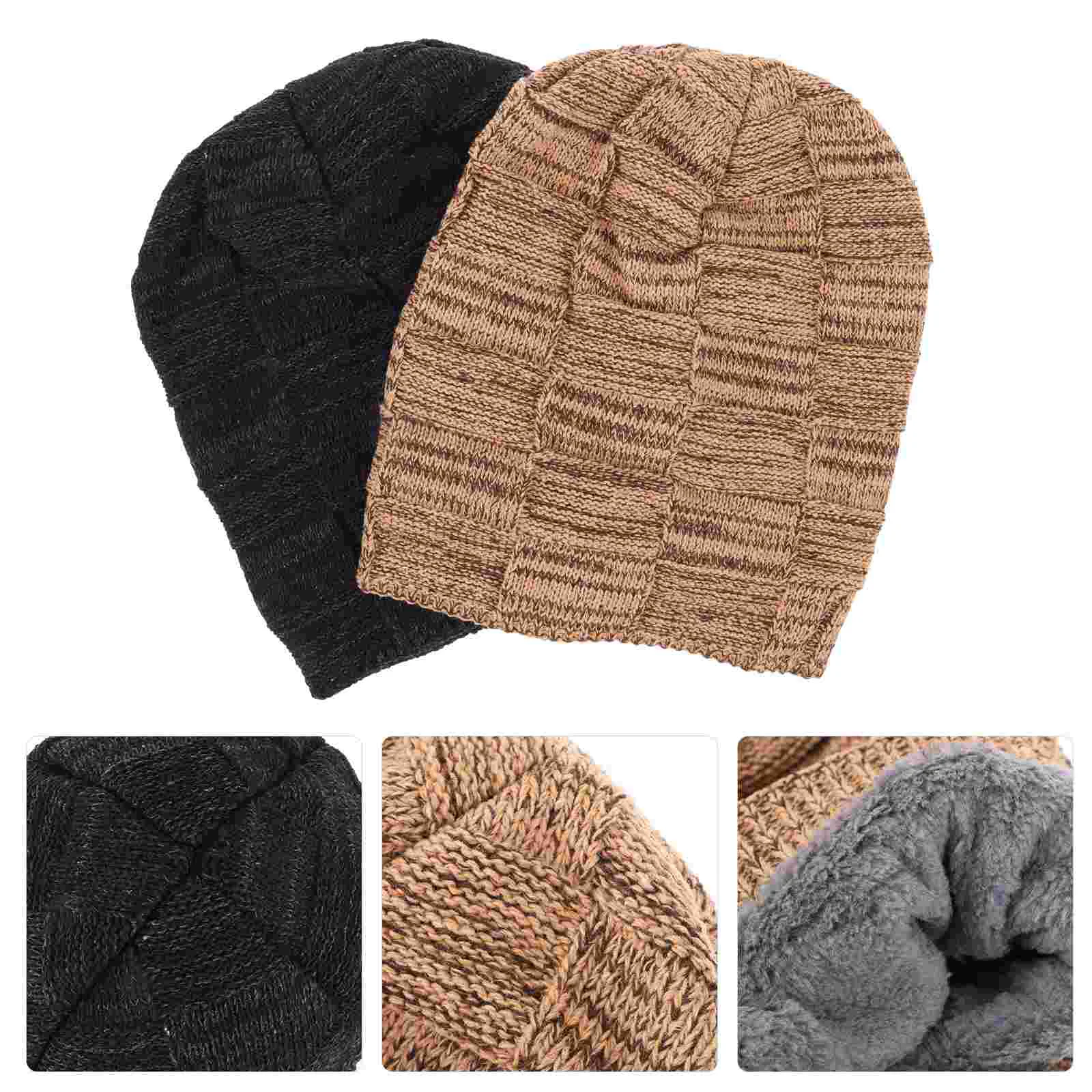 Winter Warm Hats Knitted Hat Men Knitting Hat Beanie Hat Windproof Hat for Outdoor 
Winter Warm Hats Knitted Hat Men Knitting Hat Beanie Hat Windproof Hat for Outdoor