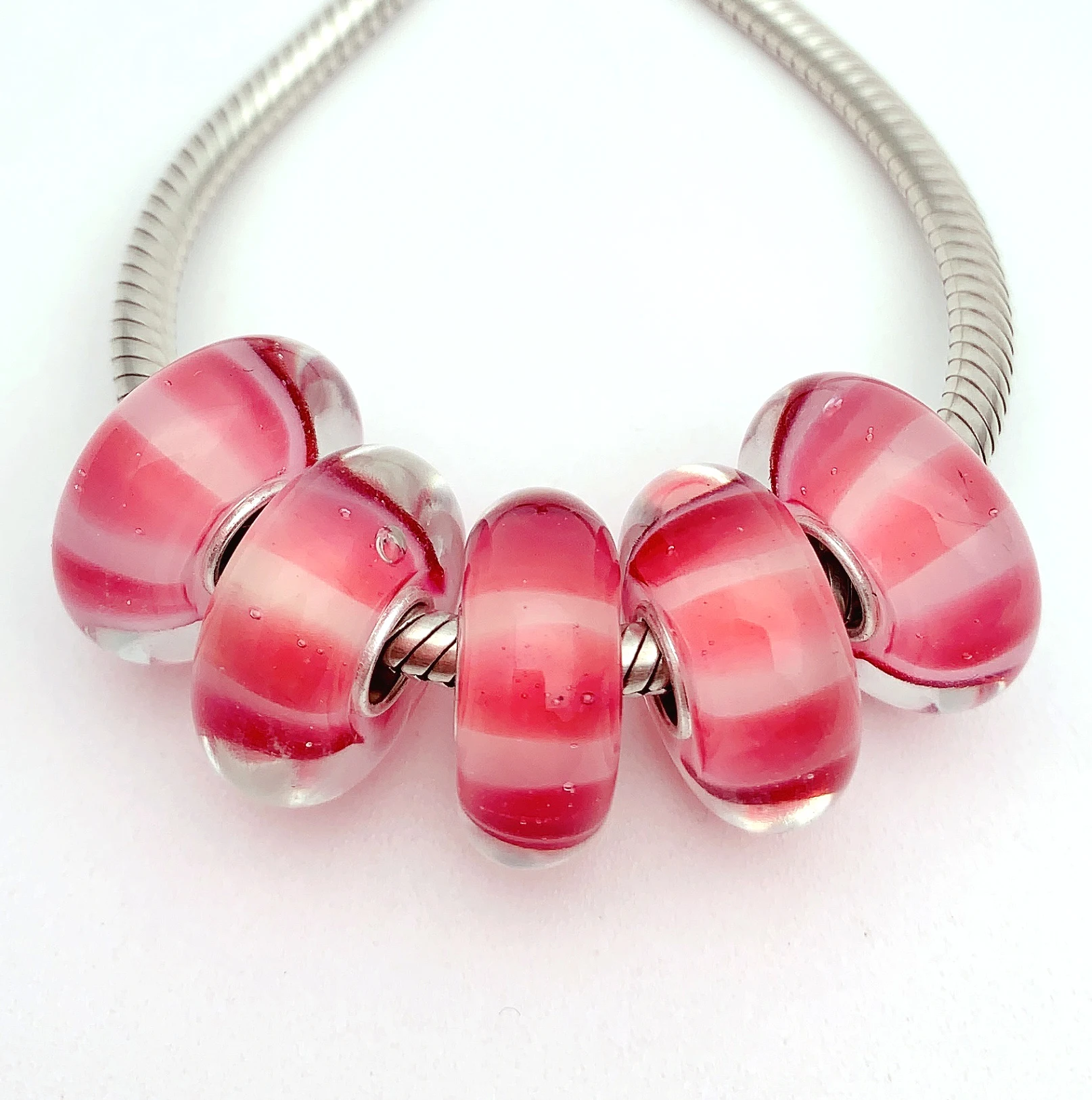 YG832 5X 100% Authenticity S925 Sterling Silver Beads Murano Glassbeads NEW Fit European Charms Bracelet Diy Jewelry Lampwork
YG832 5X 100% Authenticity S925 Sterling Silver Beads Murano Glassbeads NEW Fit European Charms Bracelet Diy Jewelry Lampwork