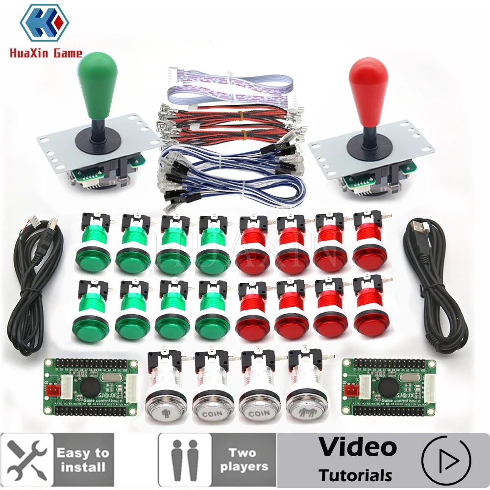 Arcade Diy Kit 2 Player Usb Encoder To Pc Windows Rasberry Pi Game Cabinet Led Push Button Qualty Copy Sanwa 5Pin 8 Way Joystick
Arcade Diy Kit 2 Player Usb Encoder To Pc Windows Rasberry Pi Game Cabinet Led Push Button Qualty Copy Sanwa 5Pin 8 Way Joystick